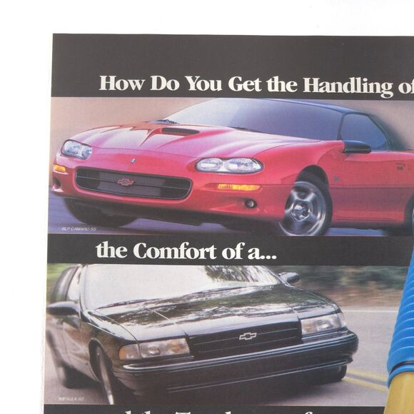 VTG Bilstein Advertising Print Ad Camaro Impala Off-Road Racing Garage Wall Art - Picture 2 of 6